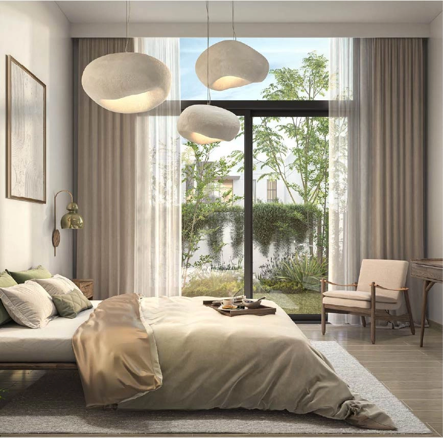 Stylish open-plan layout with cross ventilation in The Sustainable City home